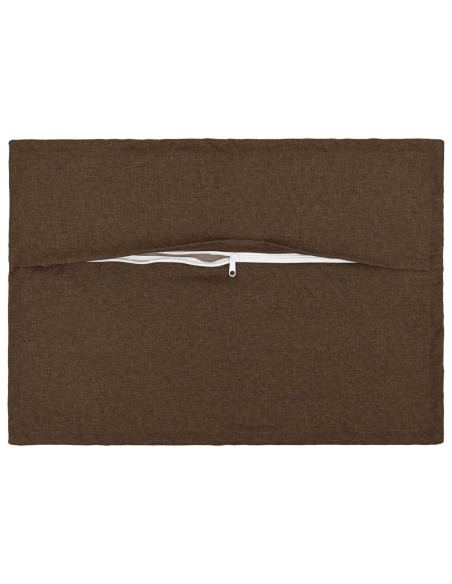 Cuscino con cuscino HOUTEN 2 pz Marrone Lino