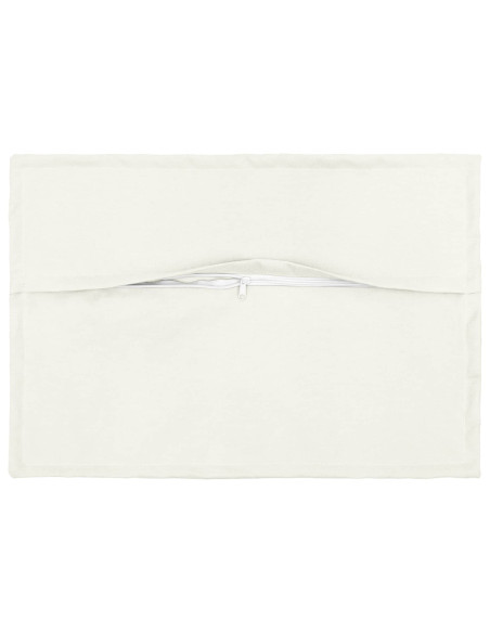 Cuscino con cuscino HOUTEN 6 pz Bianco Lino