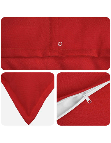 Cuscino con cuscino HOUTEN 2 pz Rosso Lino