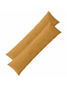 Federa 2 pcs ALMELO Giallo 40 x 145 cm corduroy