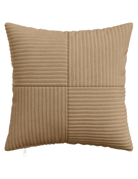 Federa 2 pcs ALMELO Marrone 50 x 50 cm corduroy