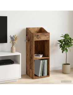 Mobile porta vinili Legno di quercia 36 x 36 x 95,5 cm