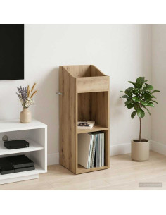 Mobile porta vinili Rovere Artigianale 36 x 36 x 95,5 cm