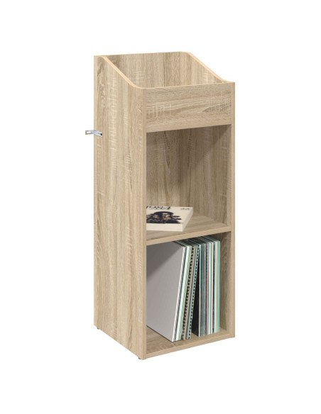 Mobile porta vinili Rovere Sonoma 36 x 36 x 95,5 cm