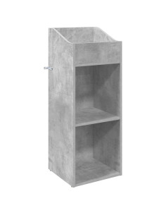 Mobile porta vinili Grigio Cemento 36 x 36 x 95,5 cm 2