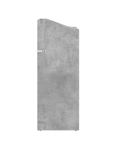 Mobile porta vinili Grigio Cemento 36 x 36 x 95,5 cm