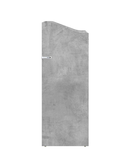 Mobile porta vinili Grigio Cemento 36 x 36 x 95,5 cm