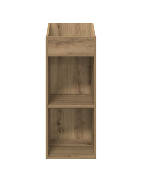 Mobile porta vinili Rovere Artigianale 36 x 36 x 95,5 cm