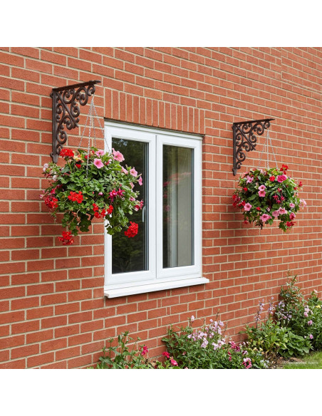 Supporti per mensole da parete 12 pz Nero 24 x 24 x 3,5 cm