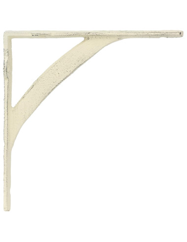 Supporti per mensole da parete 12 pz Bianco Antico