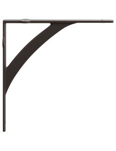 Supporti per mensole da parete 12 pz Marrone Antico 2