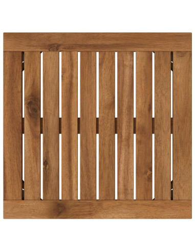 Tavolino da salotto Naturale e Nero 40 x 40,5 x 36 cm