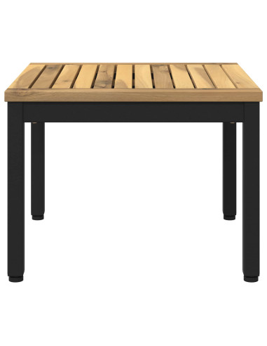 Tavolino da salotto Bianco e Nero 50 x 48,5 x 36 cm