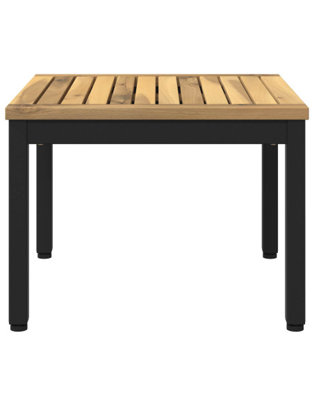 Tavolino da salotto Bianco e Nero 50 x 48,5 x 36 cm