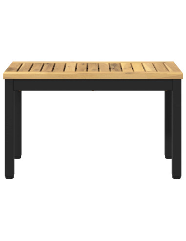 Tavolino da salotto Bianco e Nero 60,5 x 30 x 36 cm