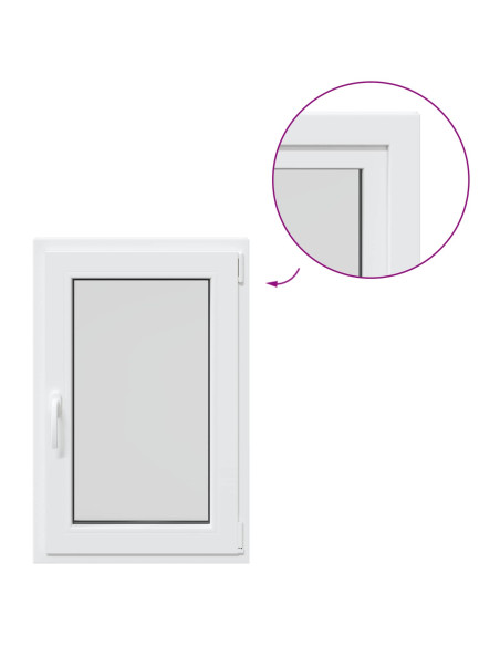 Finestra per Soffitta RISOR 50 x 100 cm PVC e Vetro