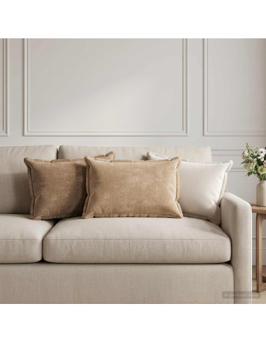 Federa 6 pz HOUTEN Marrone 30 x 50 cm Tessuto Chenille
