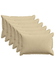 Federa 6 pz HOUTEN Grigio Verde Chiaro 30 x 50 cm corduroy