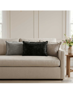 Federa 6 pz HOUTEN Grigio Scuro 30 x 50 cm Tessuto Chenille