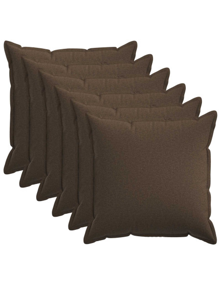 Federa 6 pcs HOUTEN Tortora 80 x 80 cm Lino