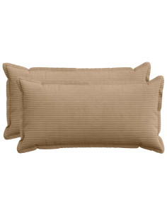 Federa 2 pz HOUTEN Marrone 40 x 70 cm corduroy