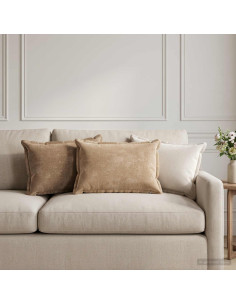 Federa 2 pz HOUTEN Marrone 40 x 60 cm Tessuto Chenille