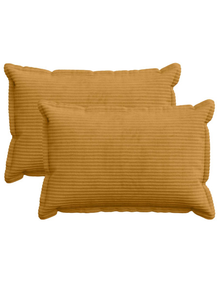 Federa 2 pz HOUTEN Giallo 50 x 70 cm corduroy