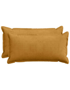 Federa 2 pz HOUTEN Giallo 40 x 70 cm corduroy