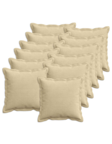 Federa 12 pz HOUTEN Grigio Verde Chiaro 40 x 40 cm corduroy