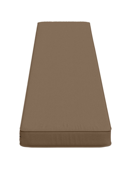 Cuscino per Panchina a 1 Pezzo VUGHT 100% Poliestere Tortora