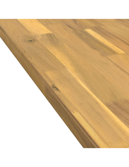 Piano del Tavolo Rettangolare 70 x 70 x 3,5 cm Quadrato Bianco