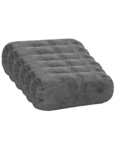 Federa 6 pz HEERLEN Grigio Scuro Ø 15 x 40 cm