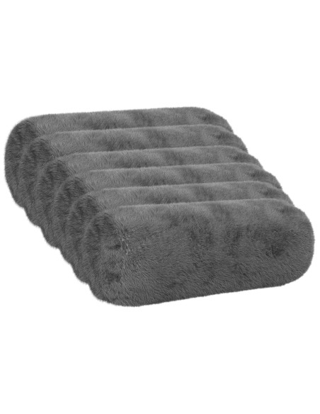 Federa 6 pz HEERLEN Grigio Scuro Ø 15 x 40 cm