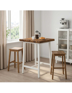 Piano del Tavolo Rettangolare 60 x 60 x 3,5 cm Quadrato