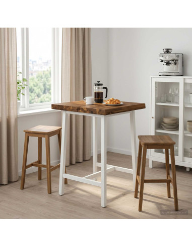 Piano del Tavolo Rettangolare 60 x 60 x 3,5 cm Quadrato