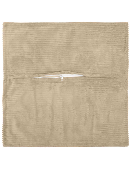 Federa 2 pz HOUTEN Tortora 80 x 80 cm corduroy
