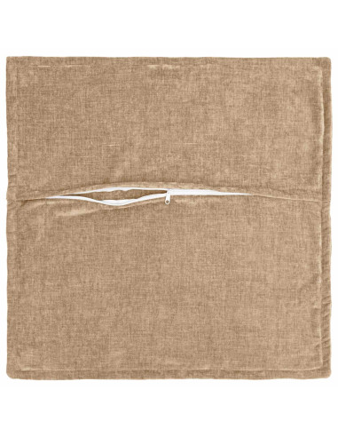 Federa 2 pz HOUTEN Tortora 80 x 80 cm Tessuto Chenille