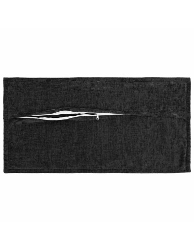 Federa 2 pz HOUTEN Antracite 40 x 70 cm Tessuto Chenille
