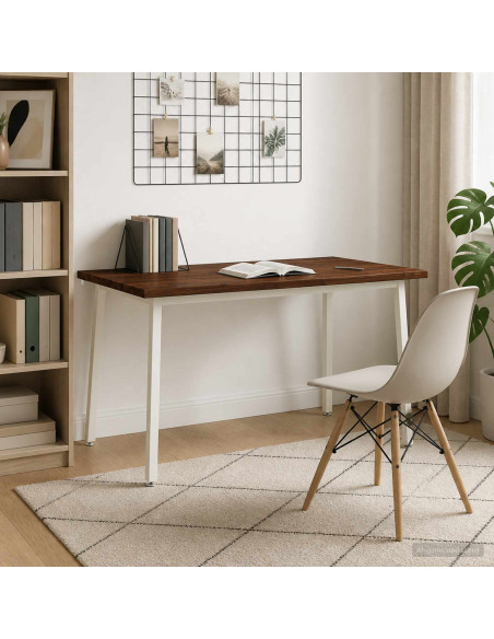 140 x 80 x 75 cm Legno di Acacia Massello Rettangolare