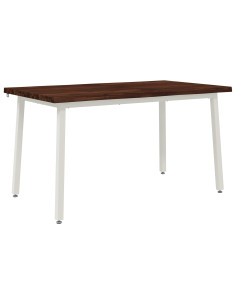 140 x 80 x 75 cm Legno di Acacia Massello Rettangolare 2