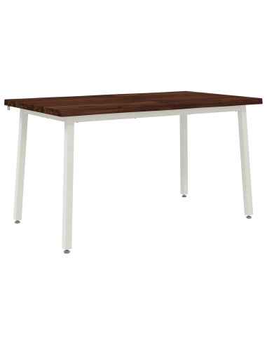 140 x 80 x 75 cm Legno di Acacia Massello Rettangolare