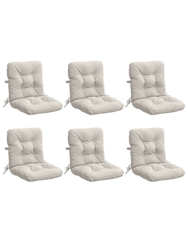 Cuscini per Sedia Alta in 6 Pezzi VIANEN 6 pcs 100% Poliestere