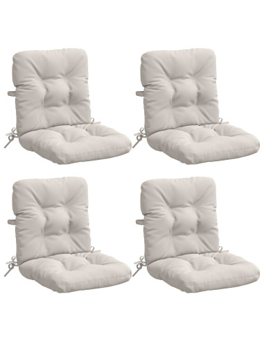 Cuscini per Sedia Alta in 4 Pezzi VIANEN 4 pcs 100% Poliestere