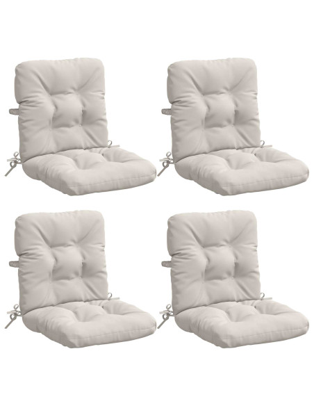 Cuscini per Sedia Alta in 4 Pezzi VIANEN 4 pcs 100% Poliestere