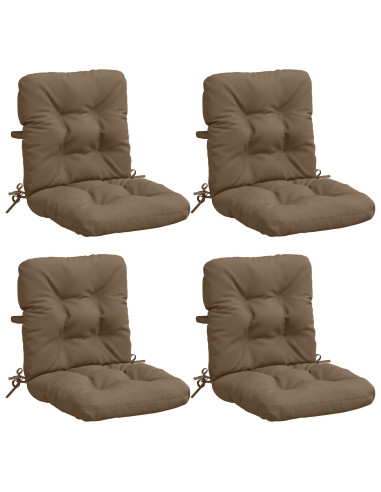 Cuscini per Sedia Alta in 4 Pezzi VIANEN 4 pcs 100% Poliestere