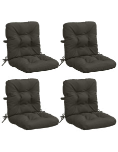 Cuscini per Sedia Alta in 4 Pezzi VIANEN 4 pcs 100% Poliestere