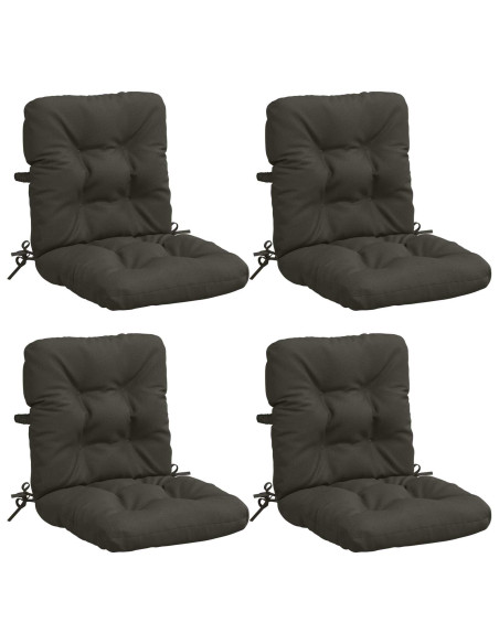 Cuscini per Sedia Alta in 4 Pezzi VIANEN 4 pcs 100% Poliestere