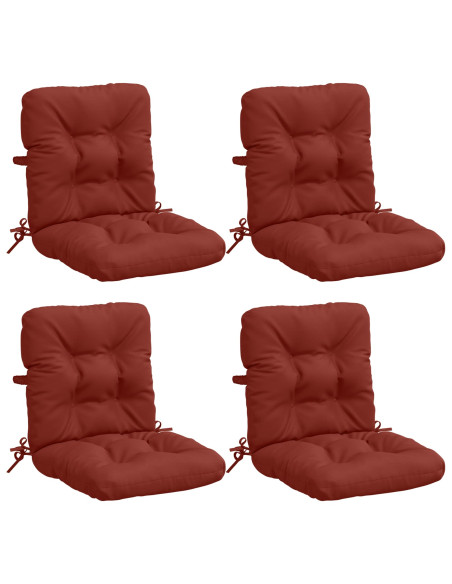 Cuscini per Sedia Alta in 4 Pezzi VIANEN 4 pz 100% Poliestere