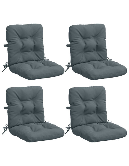Cuscini per Sedia Alta in 4 Pezzi VIANEN 4 pcs 100% Poliestere