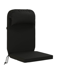 Cuscino per Lounger Sole 100% Poliestere Nero 55 x 124 x 5 cm
